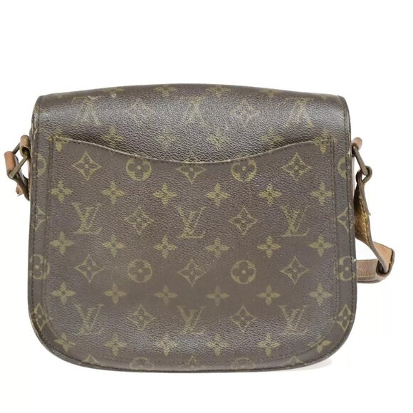 LOUIS VUITTON Saint Cloud GM Shoulder Bag Monogram Leather Brown - Picture 3 of 16